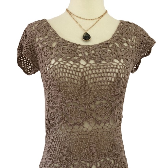 NWOT-Forever 21 Crochet Dress - Picture 2 of 5